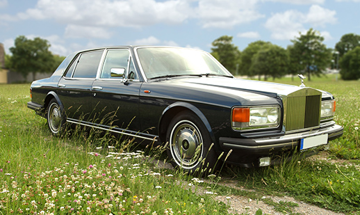 1995 Rolls Royce Silver Spur Mark III, the long wheel base version of the Silver Spirit